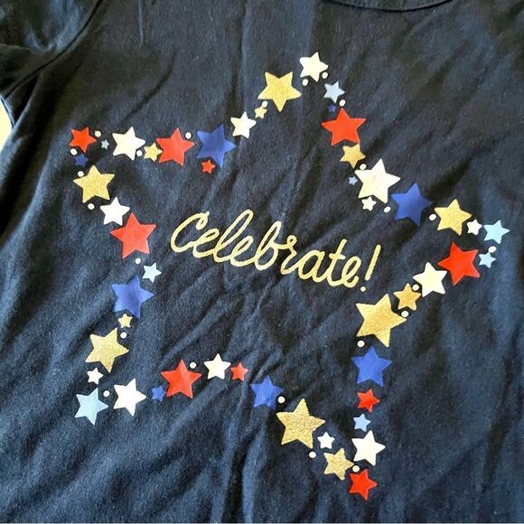 OSHKOSH B’GOSH Short Sleeve “CELEBRATE!” Tee Shirt Size 5 - Picture 2 of 5